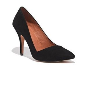 The Mira Suede Black Heel